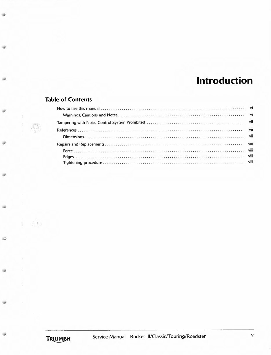 2013-2016 Triumph Rocket 3 (Classic/Touring/Roadster) OEM Service & Repair Manual preview img 5