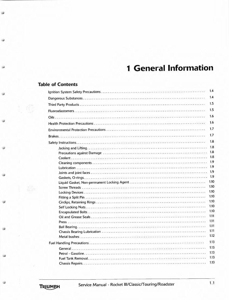 2013-2016 Triumph Rocket 3 (Classic/Touring/Roadster) OEM Service & Repair Manual preview img 9