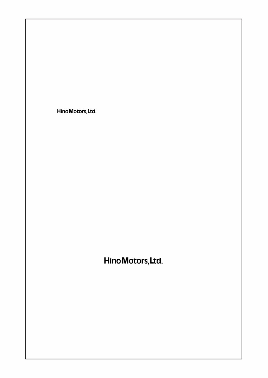 Hino 300 Series (XZU/XKU) Truck Chassis Body Mounting Manual preview img 2