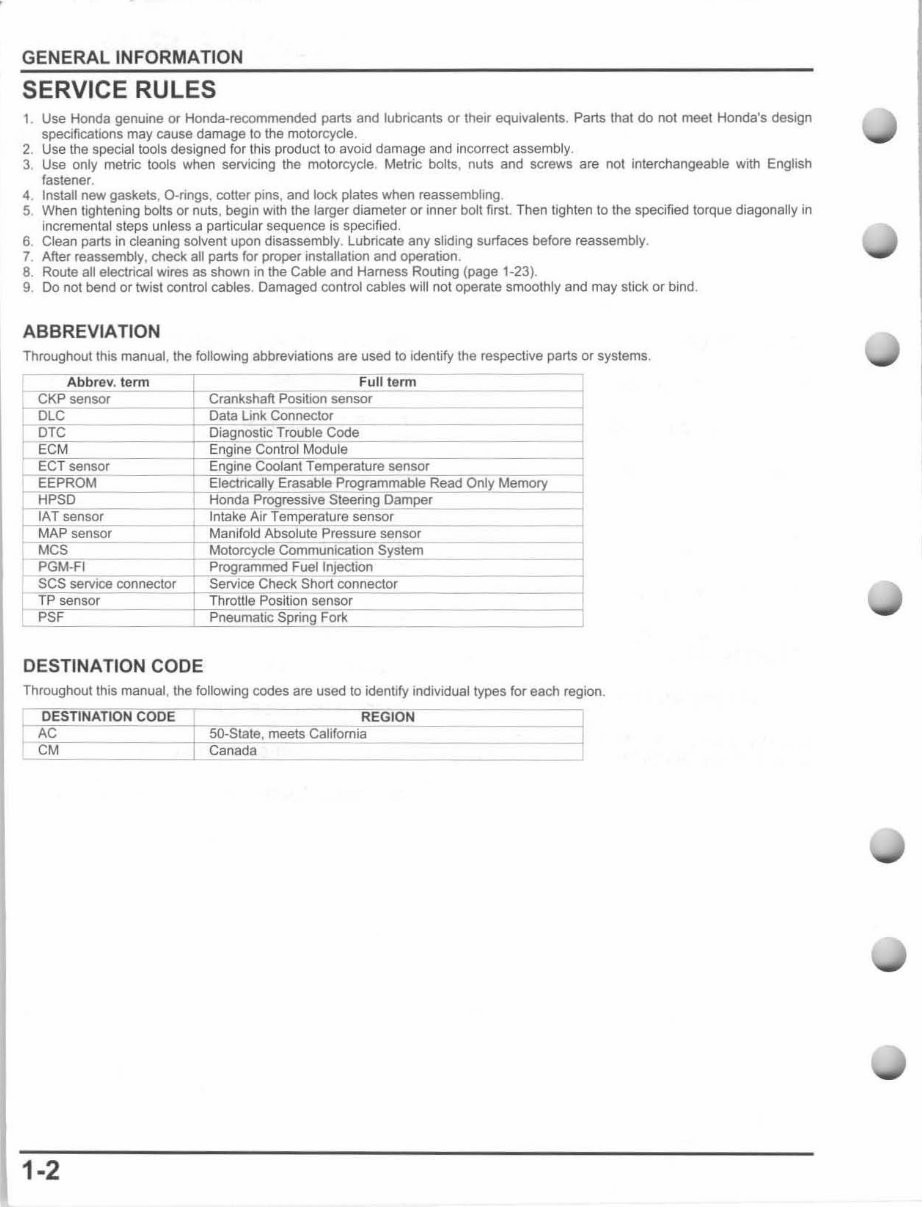 2009-2015 Honda CRF450R Service & Repair Manual preview img 8
