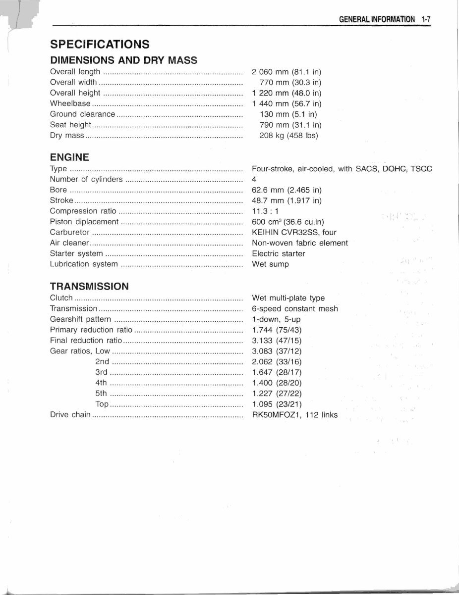 2000-2004 Suzuki GSF600 Bandit 600 Service & Repair Manual preview img 10