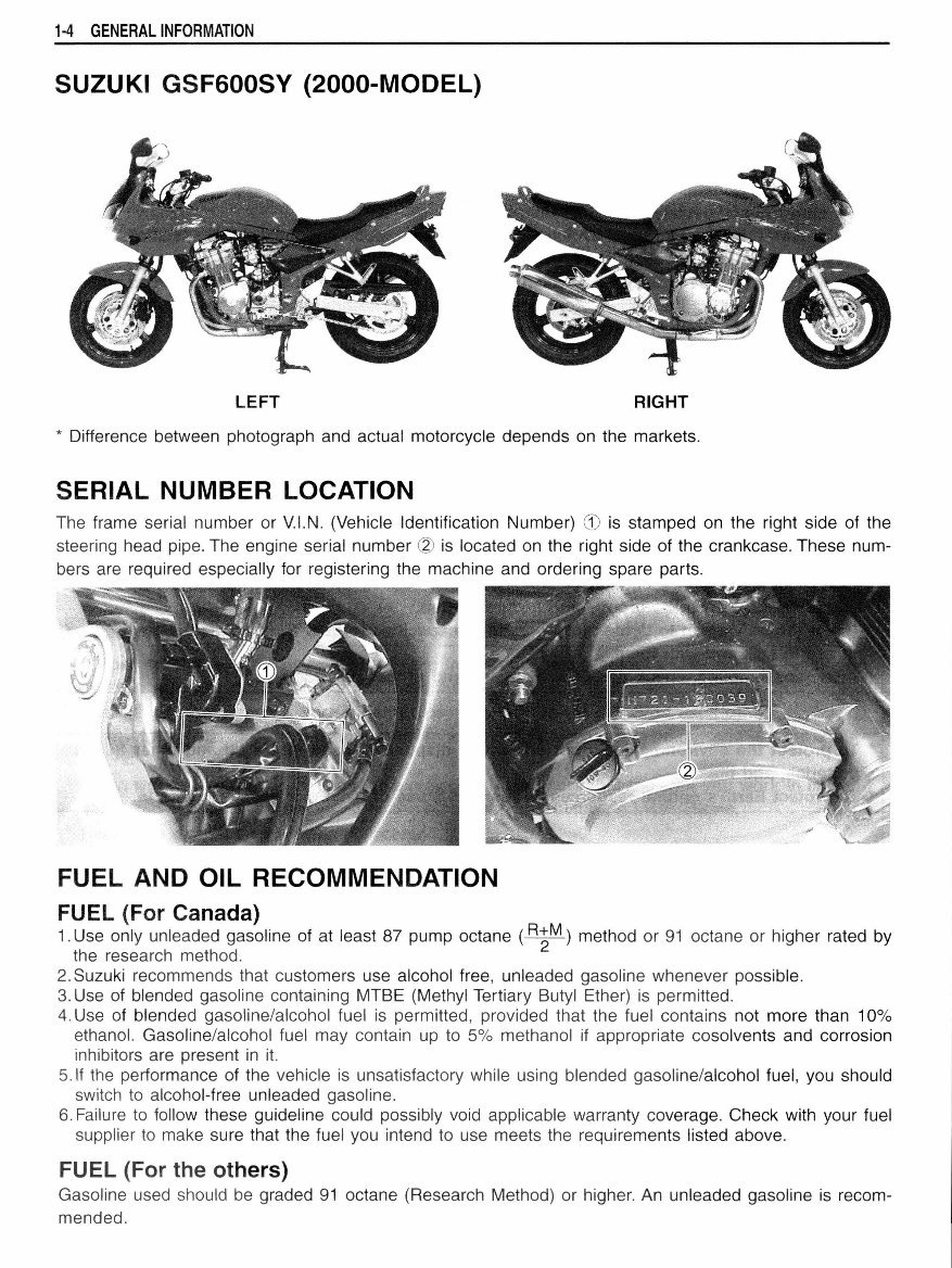 2000-2004 Suzuki GSF600 Bandit 600 Service & Repair Manual preview img 7