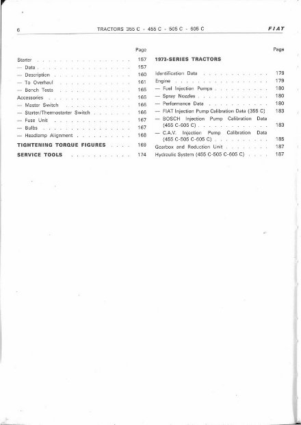 Fiat 605C Crawler Tractor Workshop Service Repair Manual preview img 7