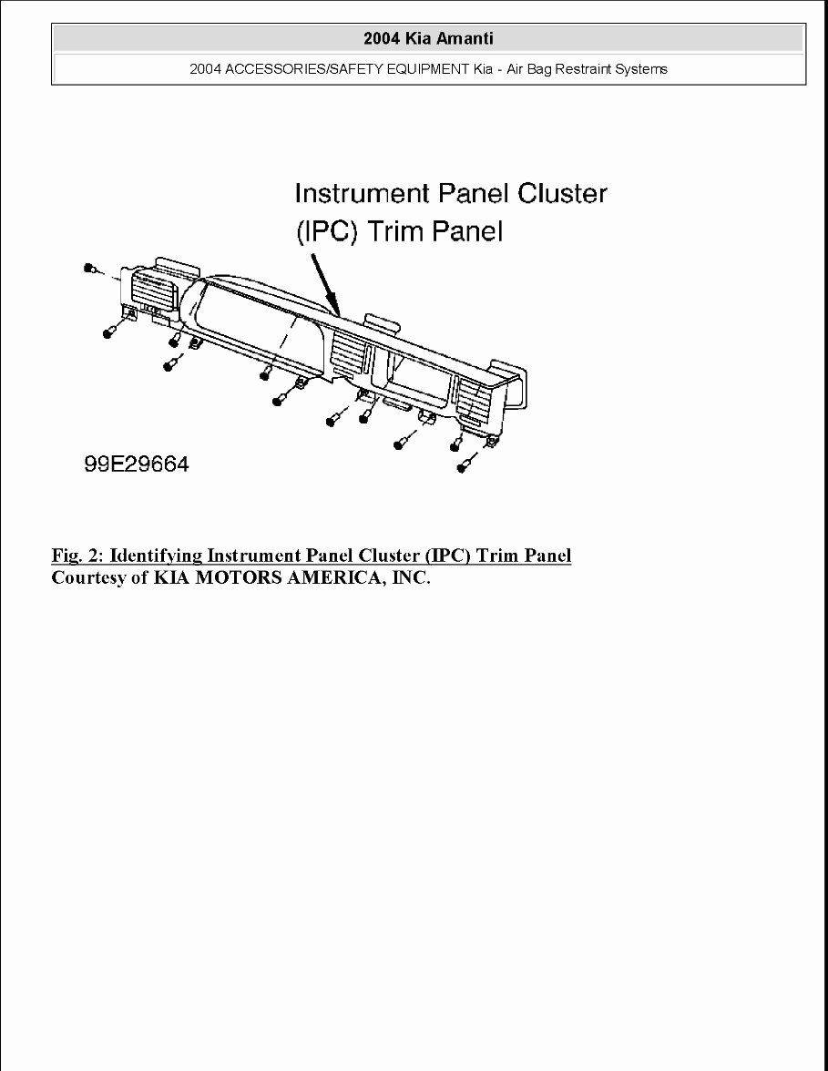 2004 KIA Amanti Service Repair Manual preview img 7