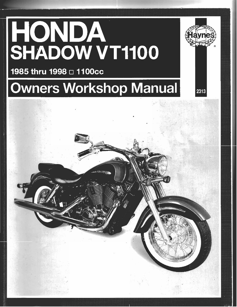 1985-1998 Honda Shadow VT1100 Service & Repair Manual preview img 1