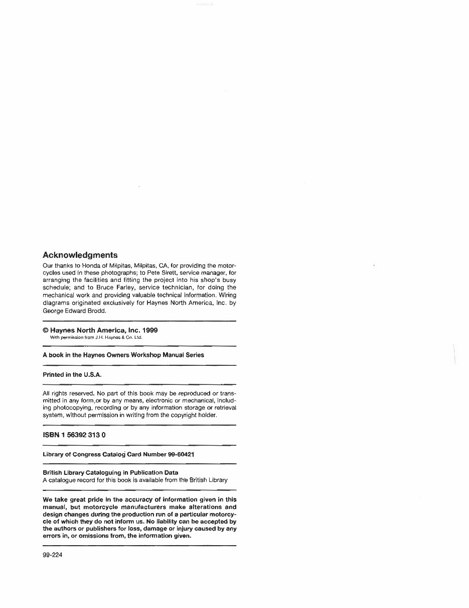 1985-1998 Honda Shadow VT1100 Service & Repair Manual preview img 3