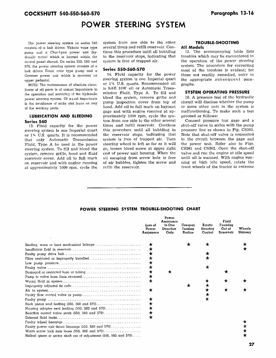 Cockshutt 540 Tractor Workshop Service Manual Repair preview img 10