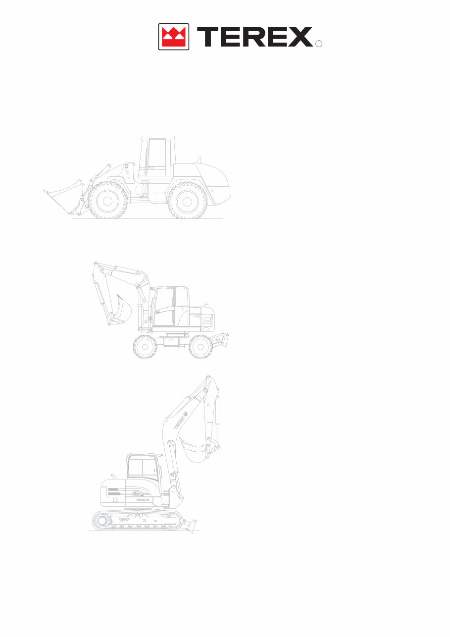 Terex TC16 Excavator Workshop Service Manual for Repair preview img 1