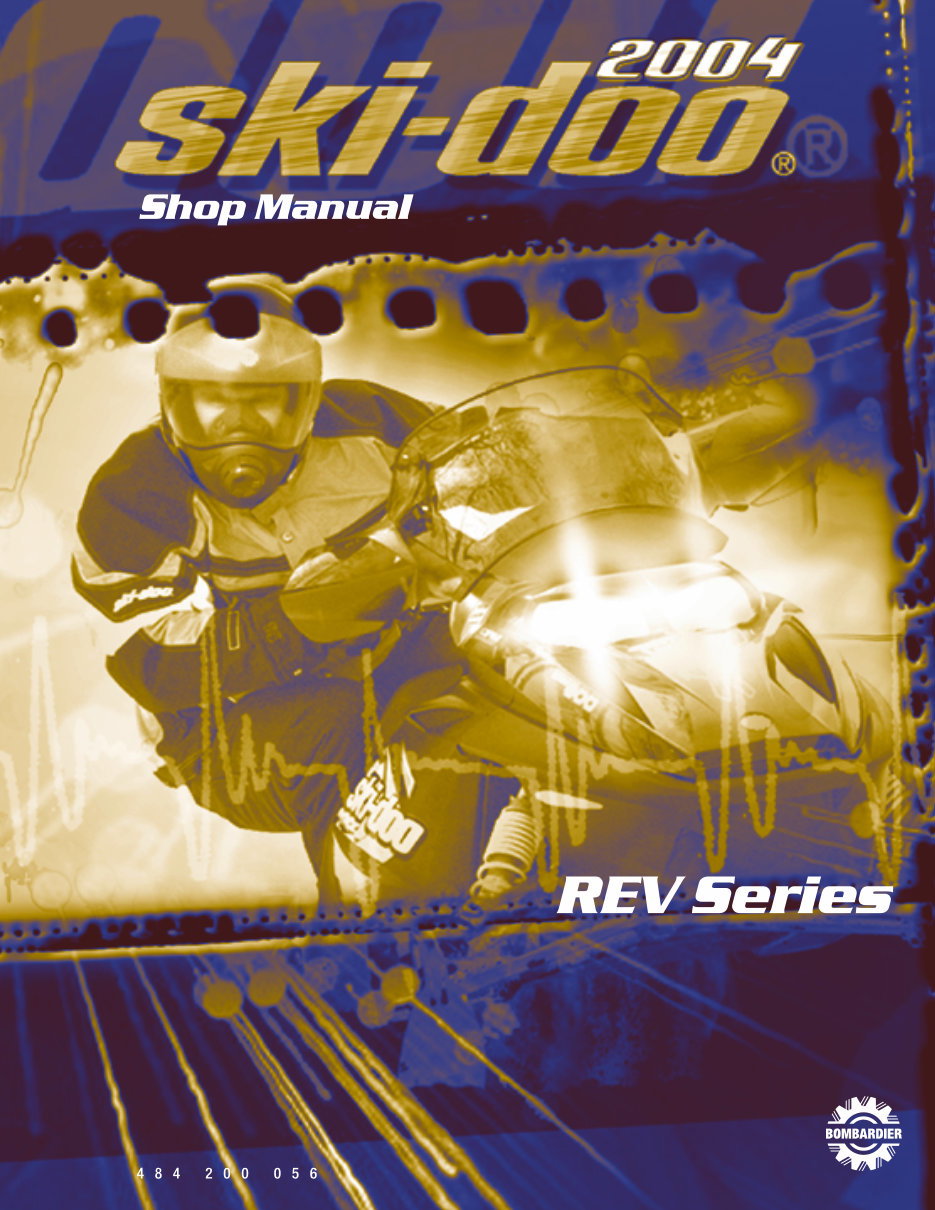 2003 Ski-Doo Legend Sport 500R Factory Service & Work Shop Manual preview img 1
