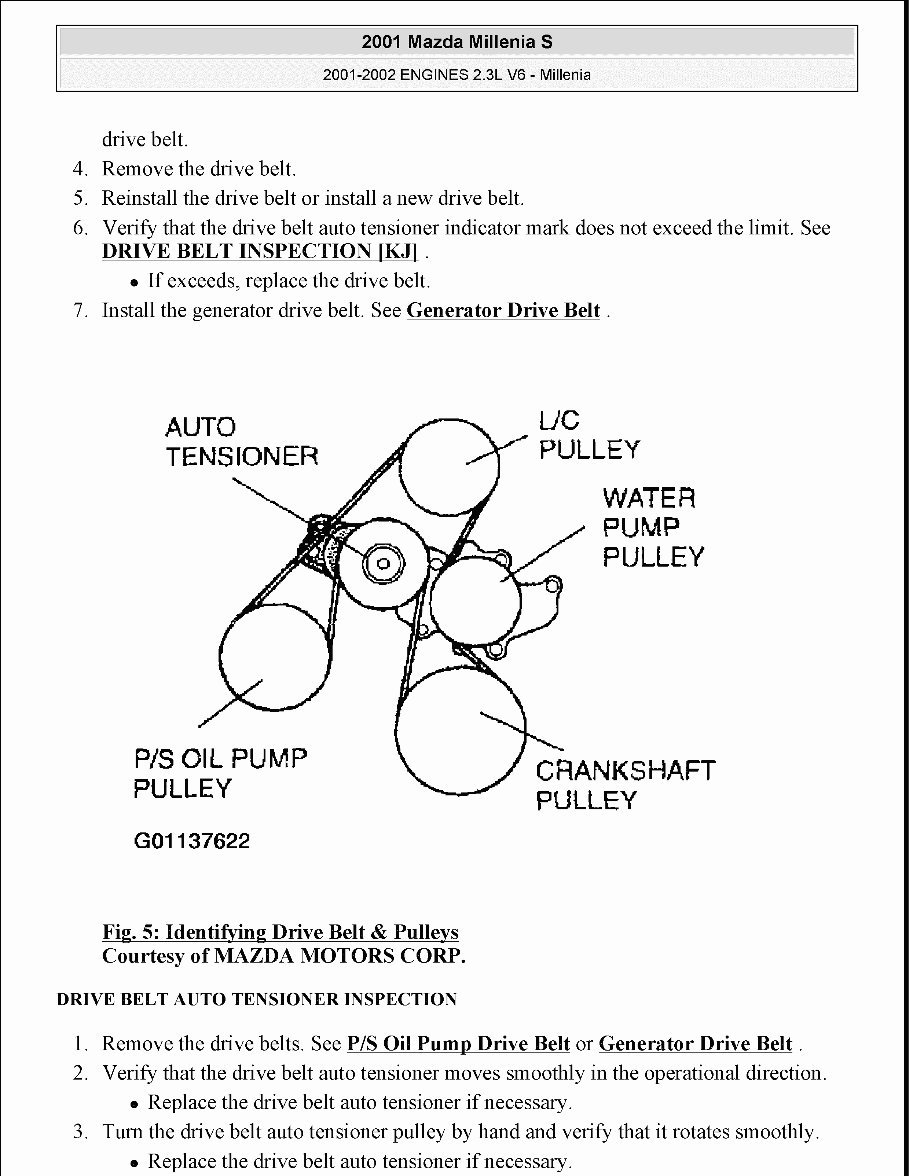 1995 MAZDA MILLENIA All Models Service and Repair Manual preview img 5
