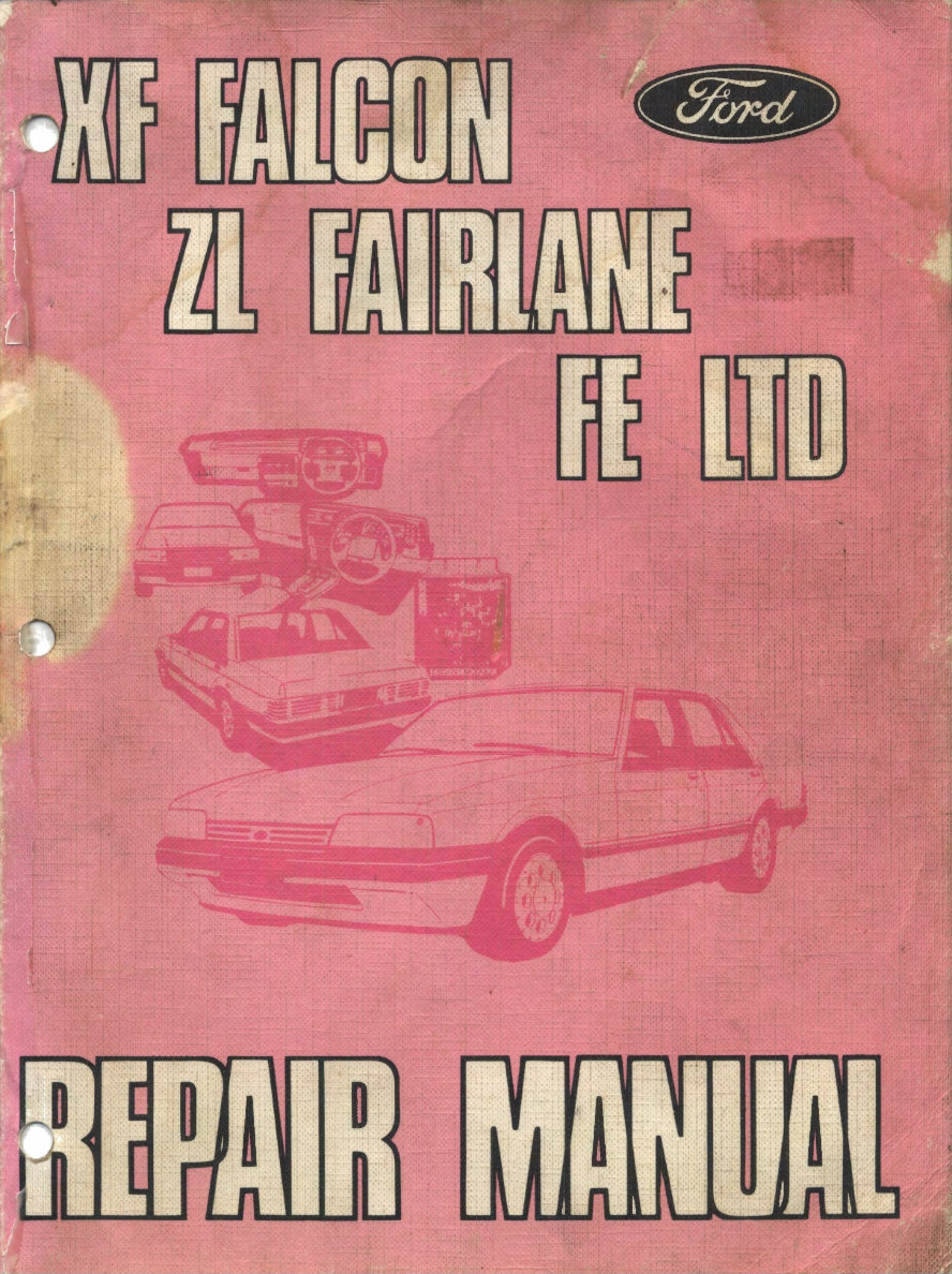 1984-1988 Ford Falcon XF Service & Repair Manual preview img 1