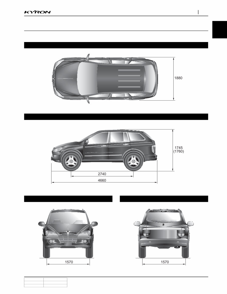 SSANGYONG KYRON CAR Service & Repair Manual - ! preview img 2