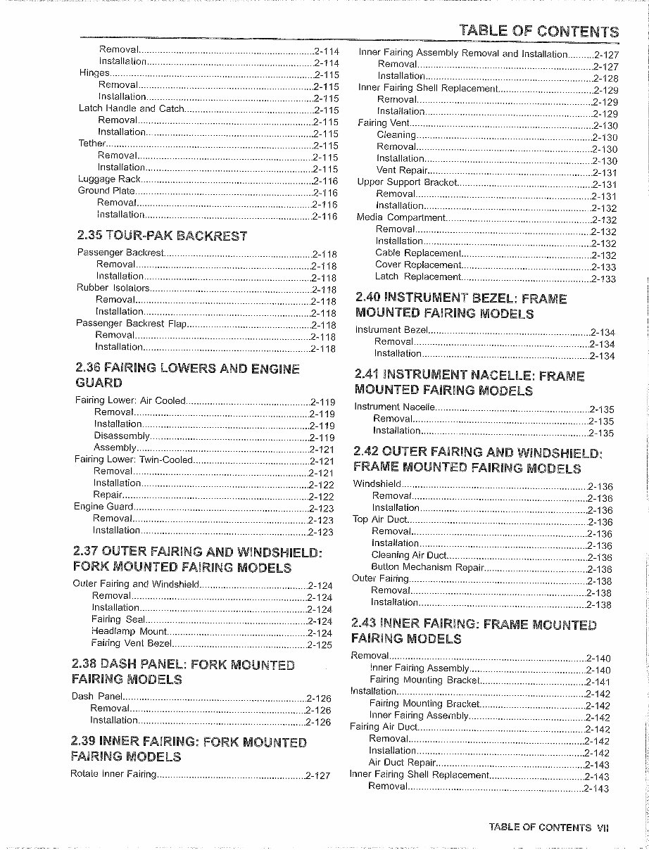 2015-2016 Harley-Davidson Touring Motorcycles OEM Service & Repair Manual preview img 8