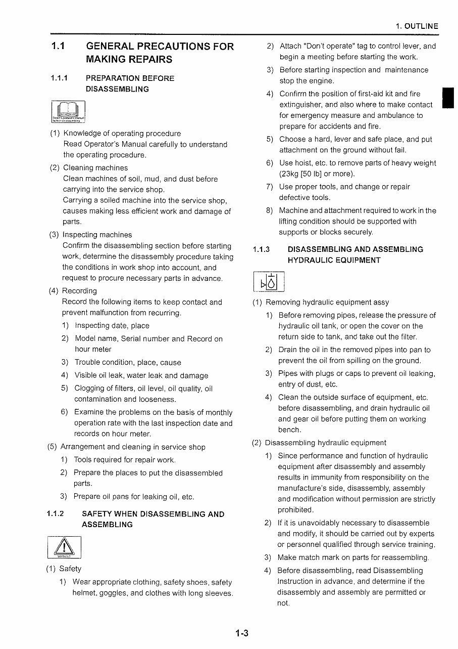 Hydraulic Excavator (SK200-8,SK210lc-8)Workshop Service Repair Manual preview img 9