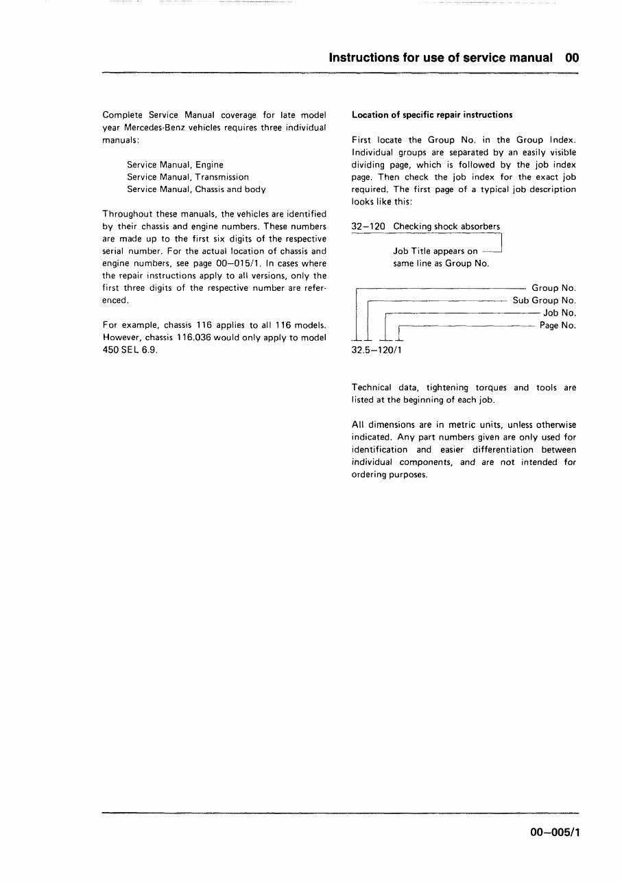 1977-1980 Mercedes-Benz 280 SE W116 Service & Repair Manual preview img 1