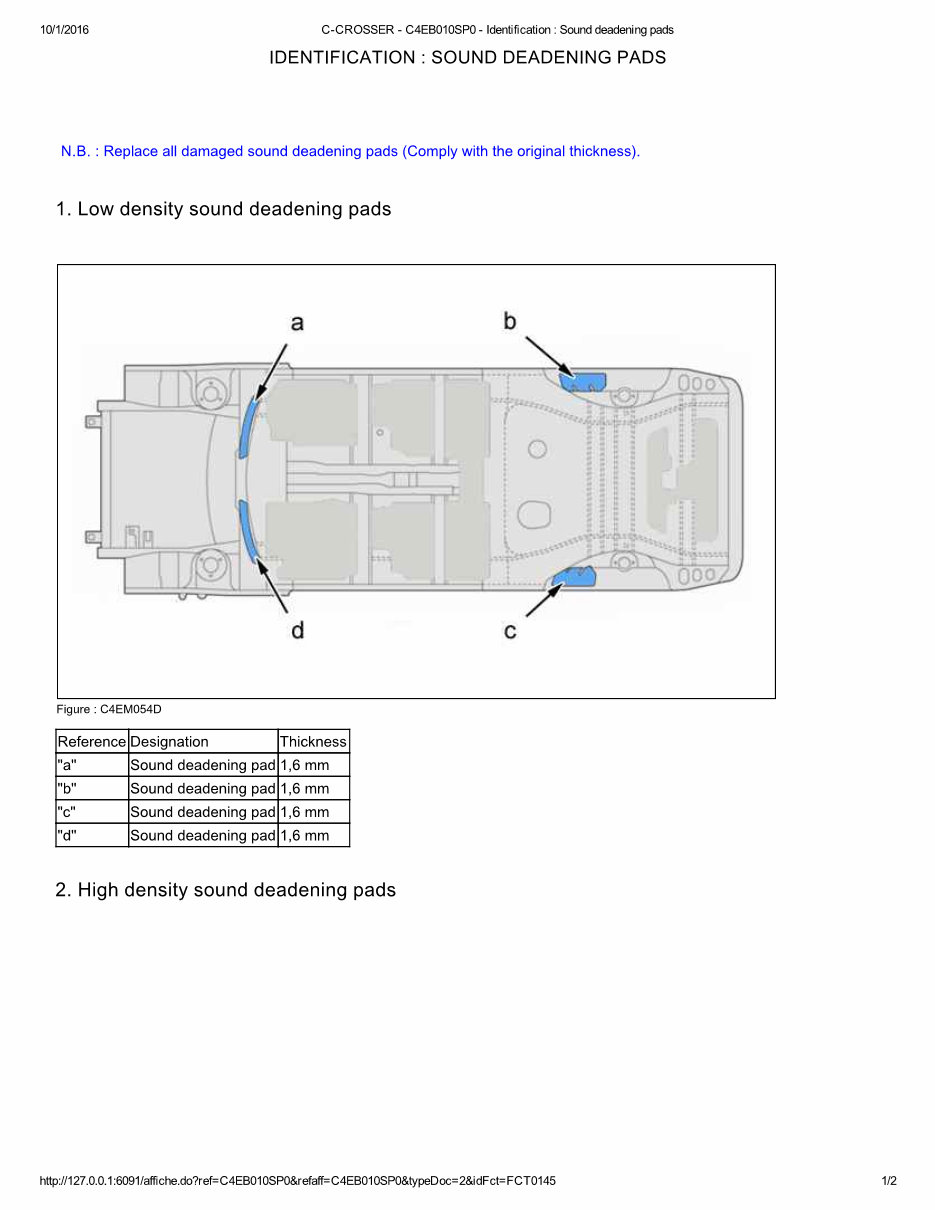 2009 CITROEN C-CROSSER Service and Repair Manual preview img 1