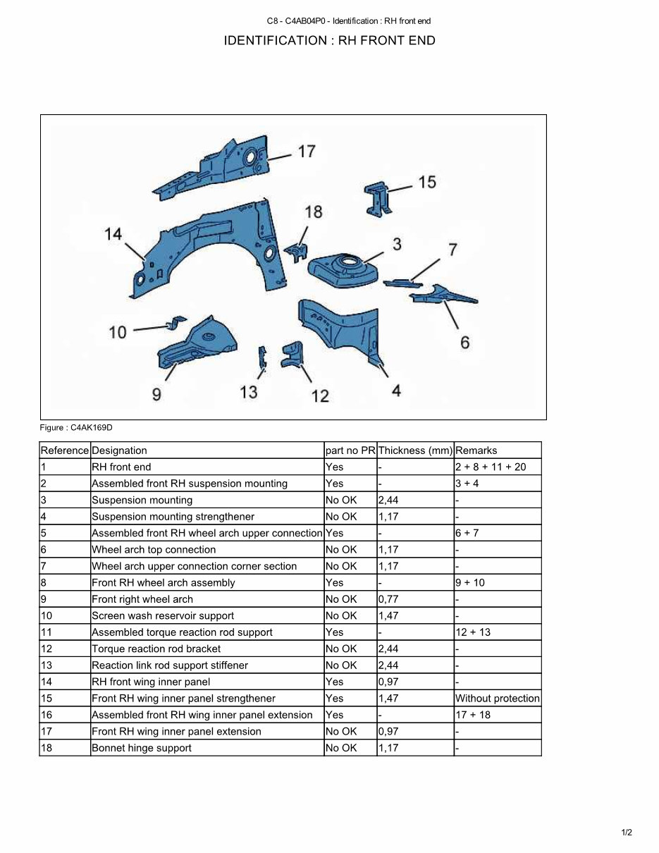 2007 CITROEN C8 Service and Repair Manual preview img 3
