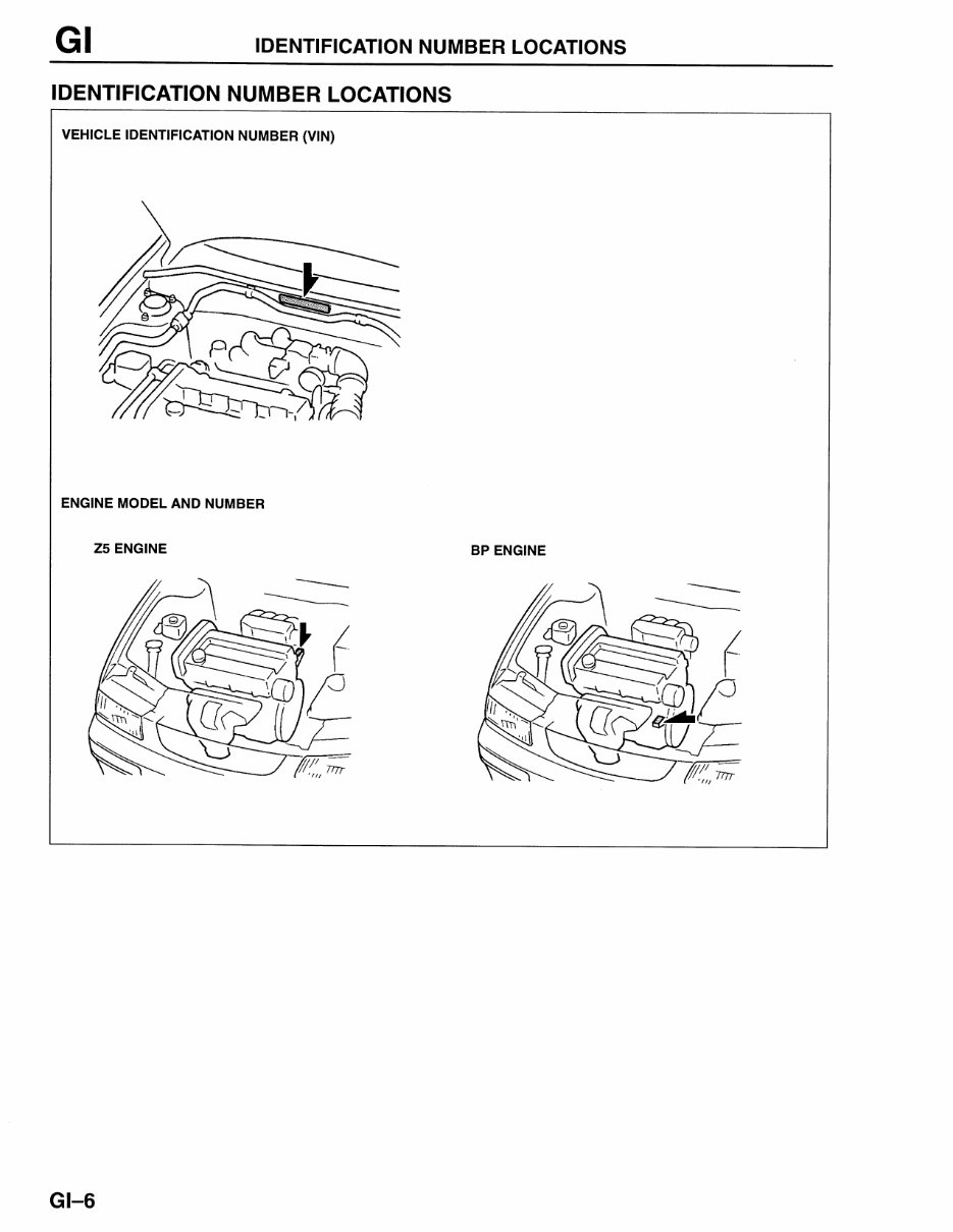 1996 Mazda 323/Protege/Familia OEM Service & Repair Manual preview img 10