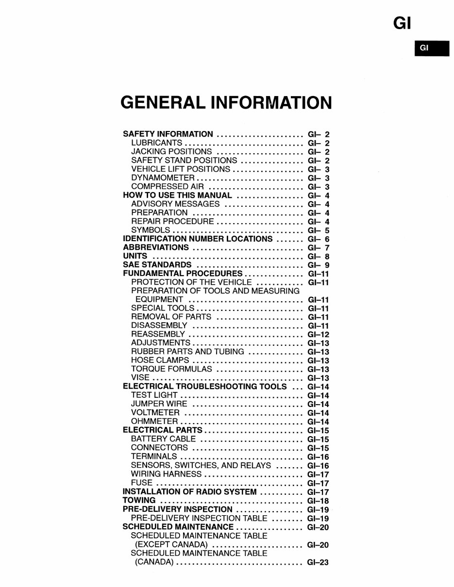 1996 Mazda 323/Protege/Familia OEM Service & Repair Manual preview img 5