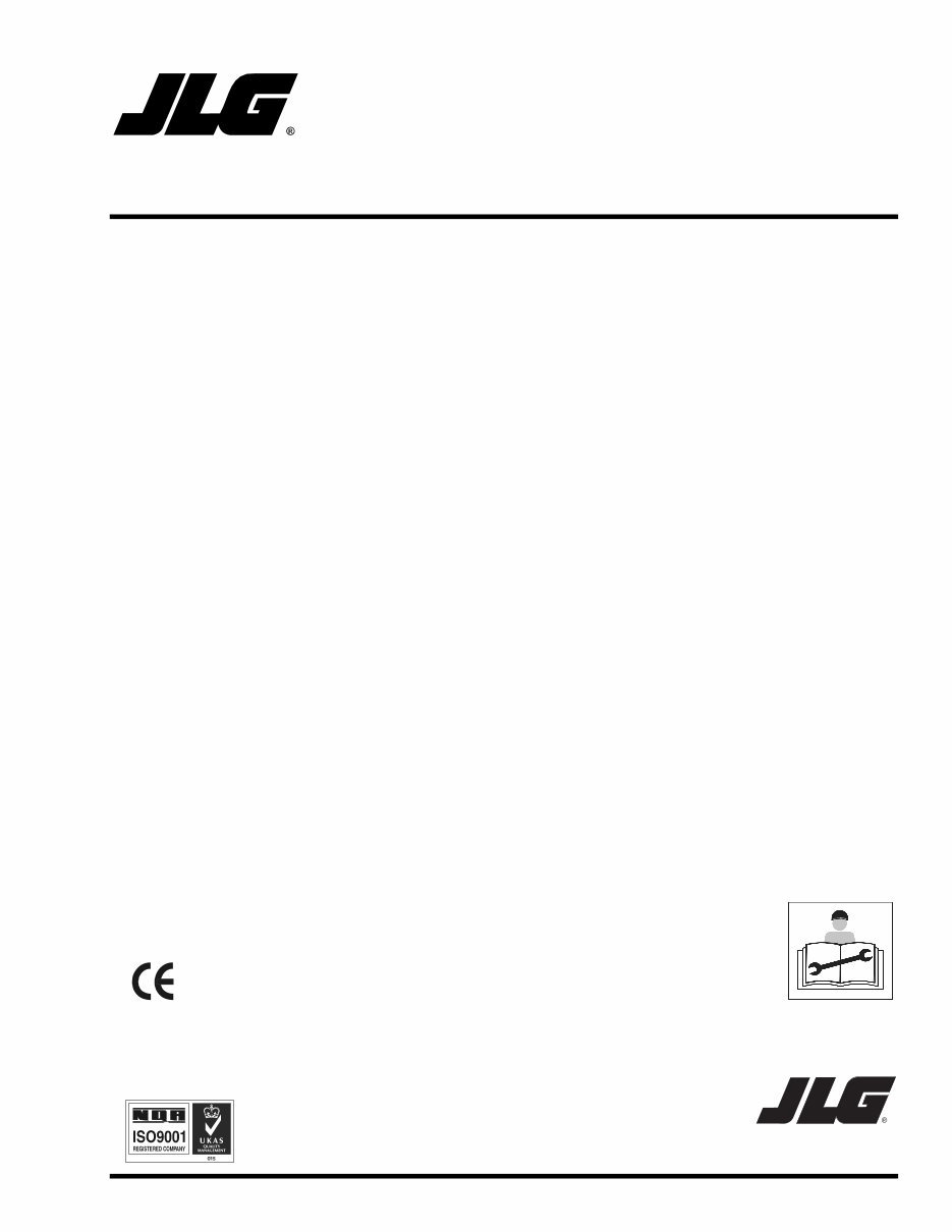 JLG Telehandlers 266, 307 & 266 LoPro CE Service Repair Workshop Manual (P/N:3120774) preview img 1