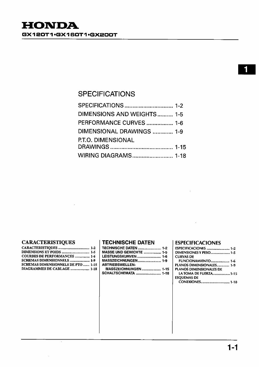 Honda GX120 T1, GX160 T1, GX200 T Engine Workshop Service Repair Manual preview img 9