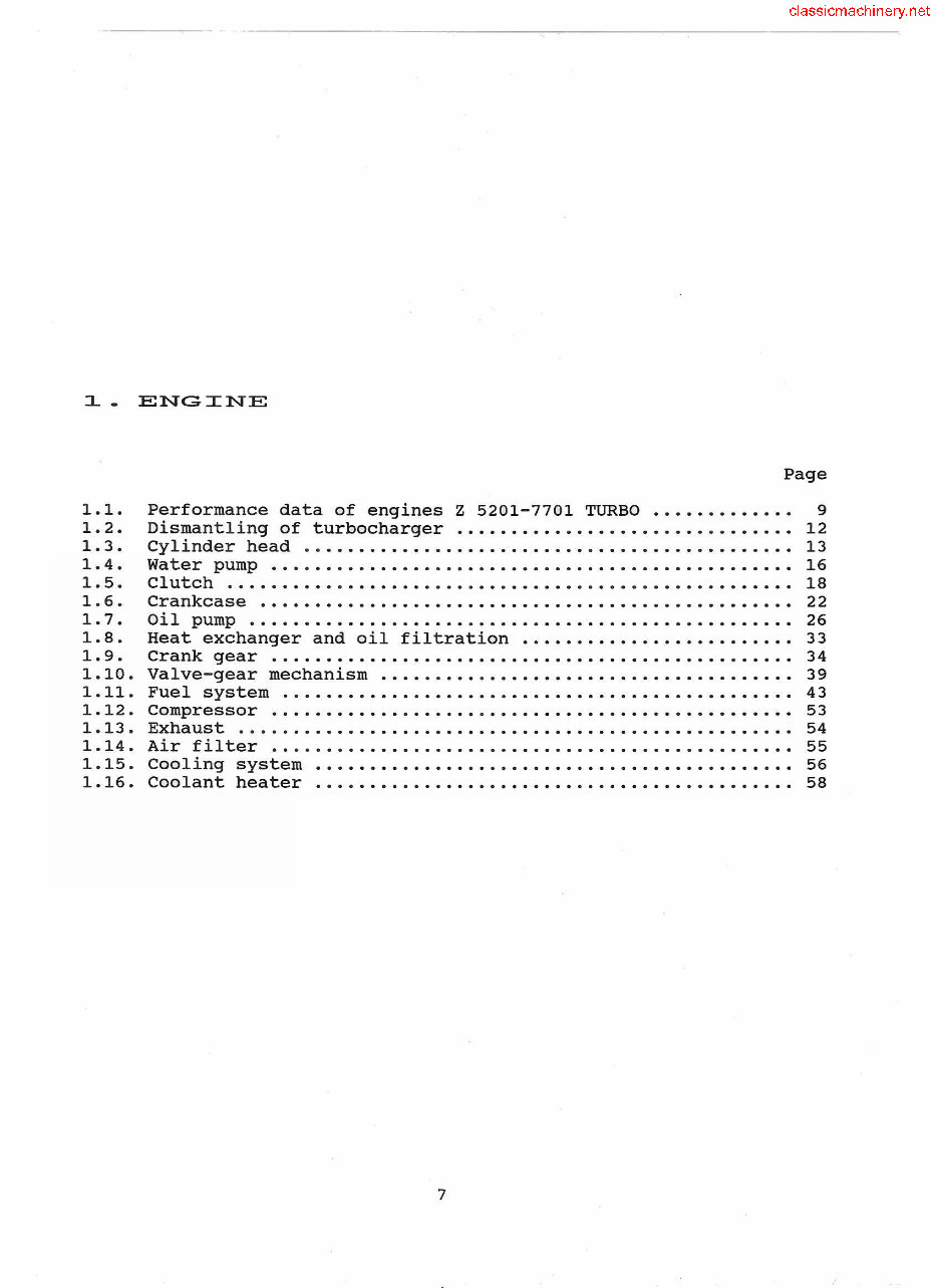 Zetor 3320 Tractor Repair Service Manual preview img 6