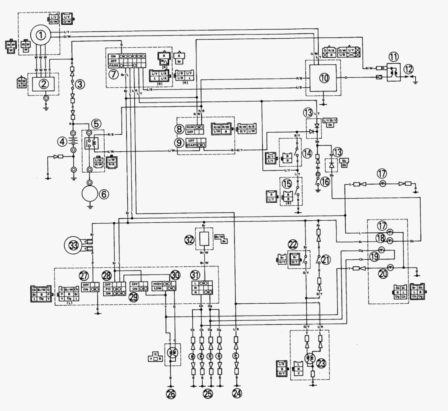 1990-2003 Yamaha Xt600E Service & Repair Manual preview img 1