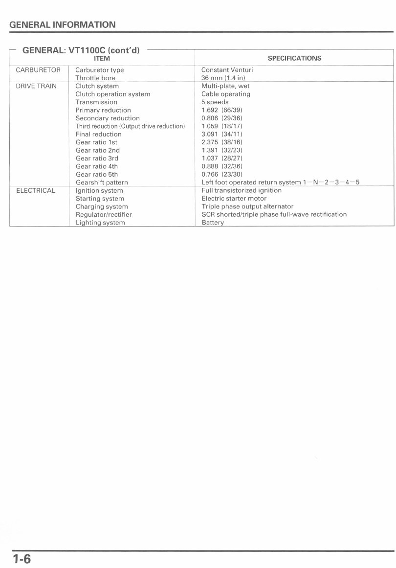 1997-2002 Honda VT1100 VT1100C3 Shadow Aero Service & Repair Manual preview img 9