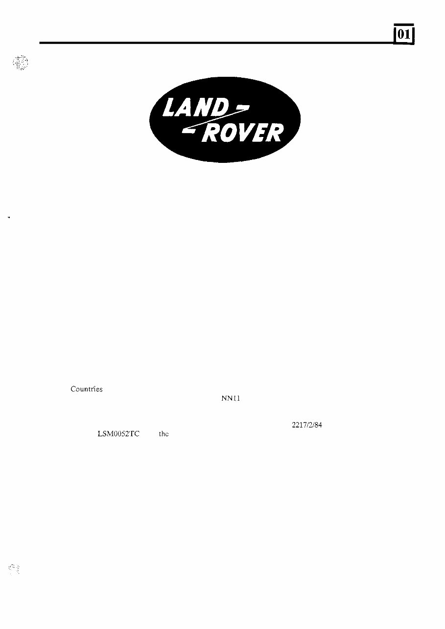 1983-1990 Land Rover 110 Service and Repair Manual preview img 7