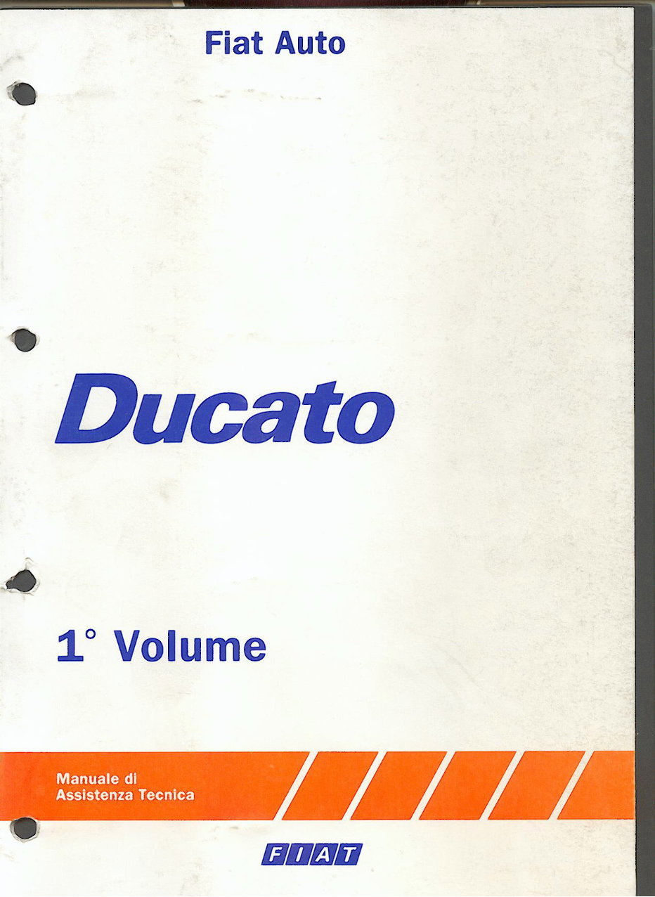 1994-1999 Fiat Ducato (Engine Only) Service & Repair Manual (Italian Language) preview img 1