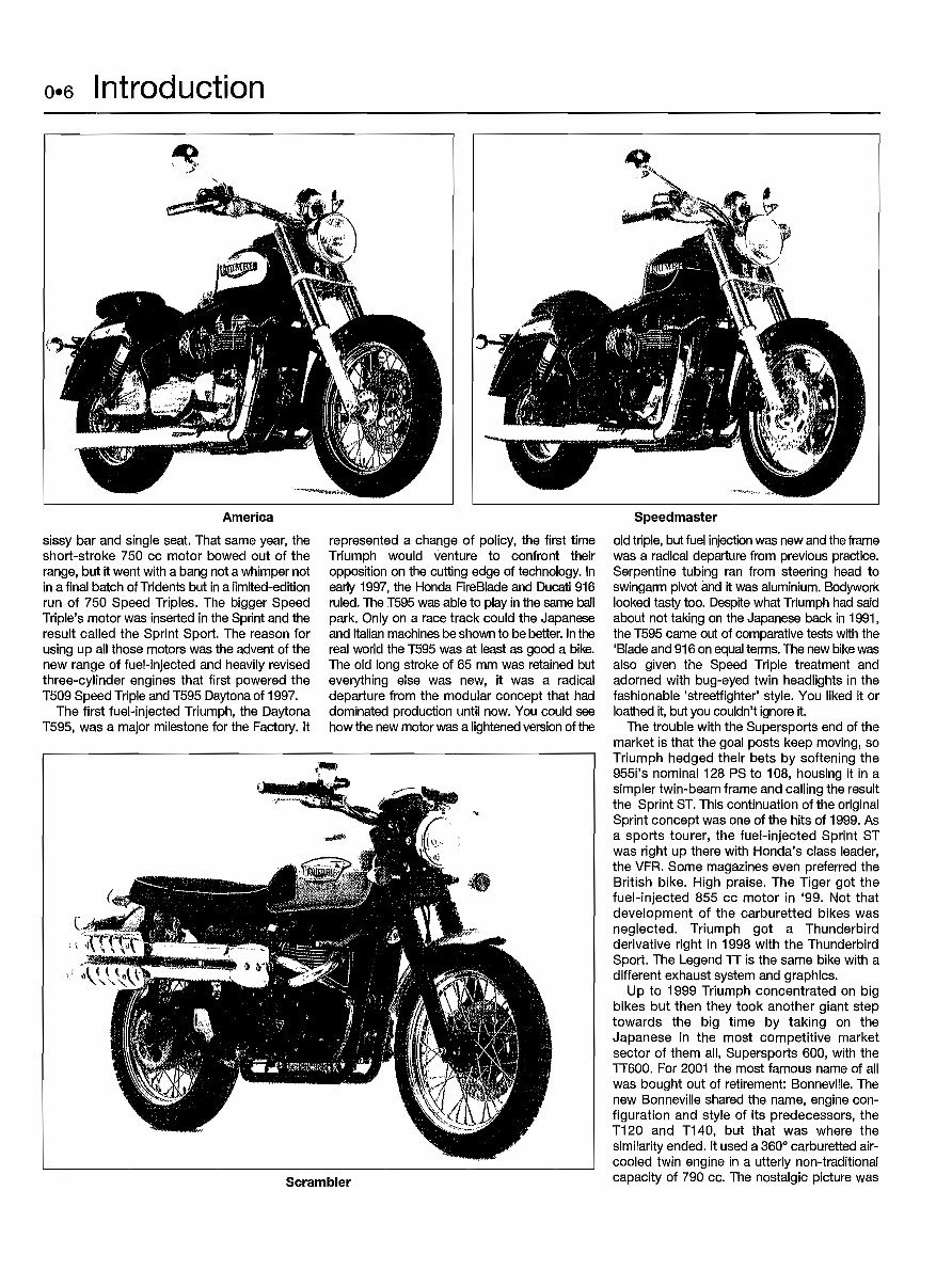 2002-2007 Triumph Speedmaster Motorcycle Service Repair Shop Manual - preview img 7