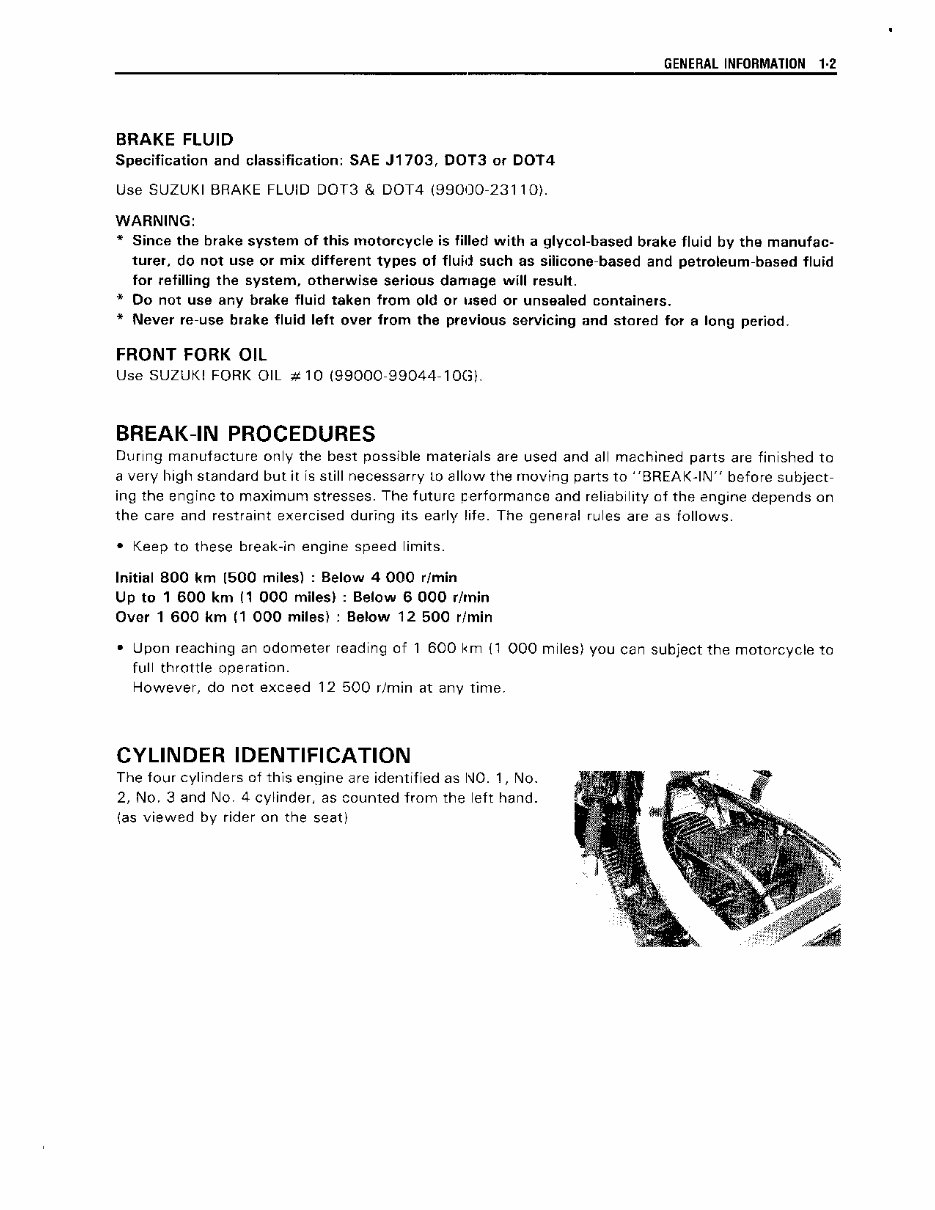 1991 Suzuki GSX R 750 Service & Repair Manual preview img 6