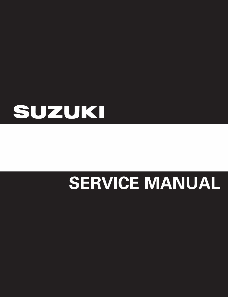 2008 SuZUKI GSXR 600 Service Manual preview img 1