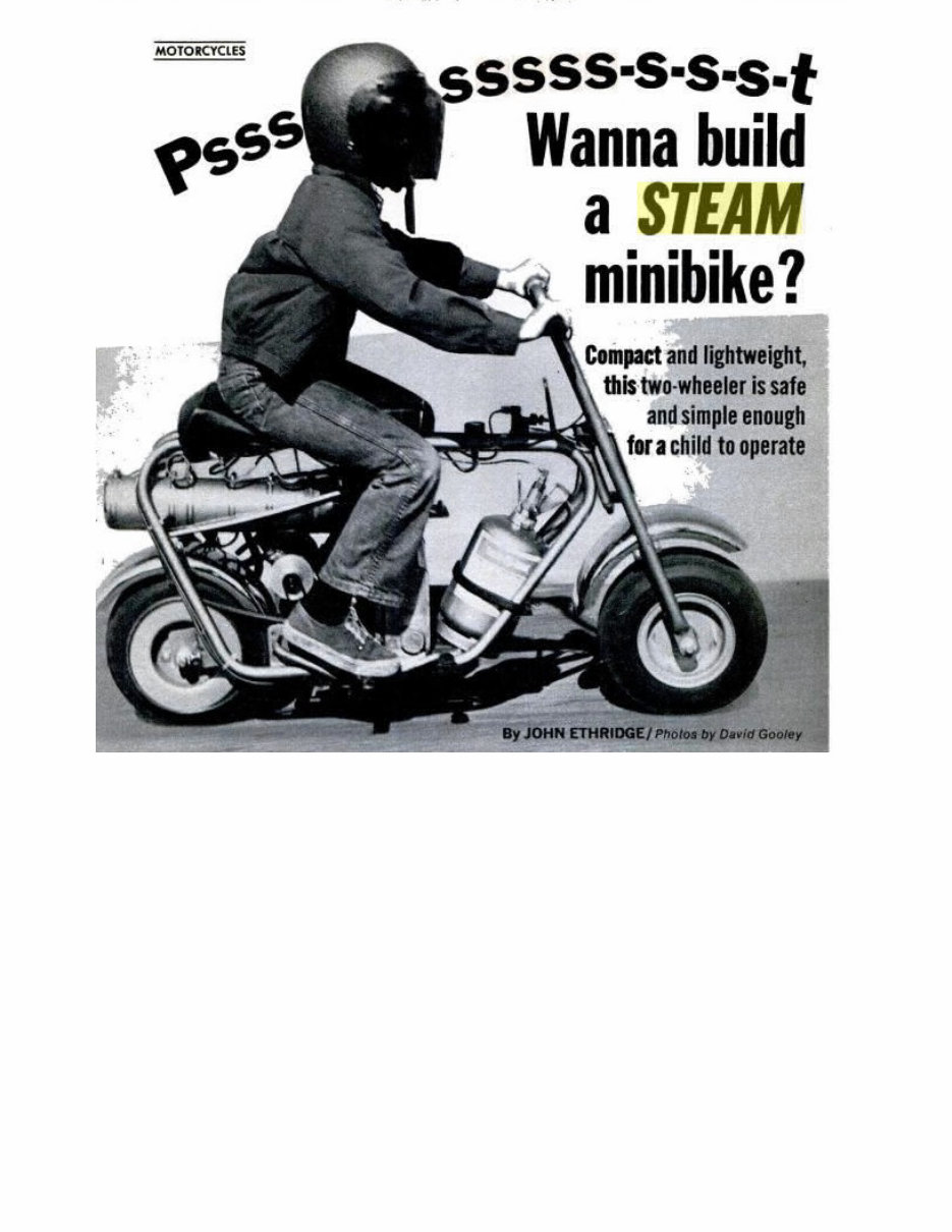 Mini Bike Plans Steam Bike preview img 1