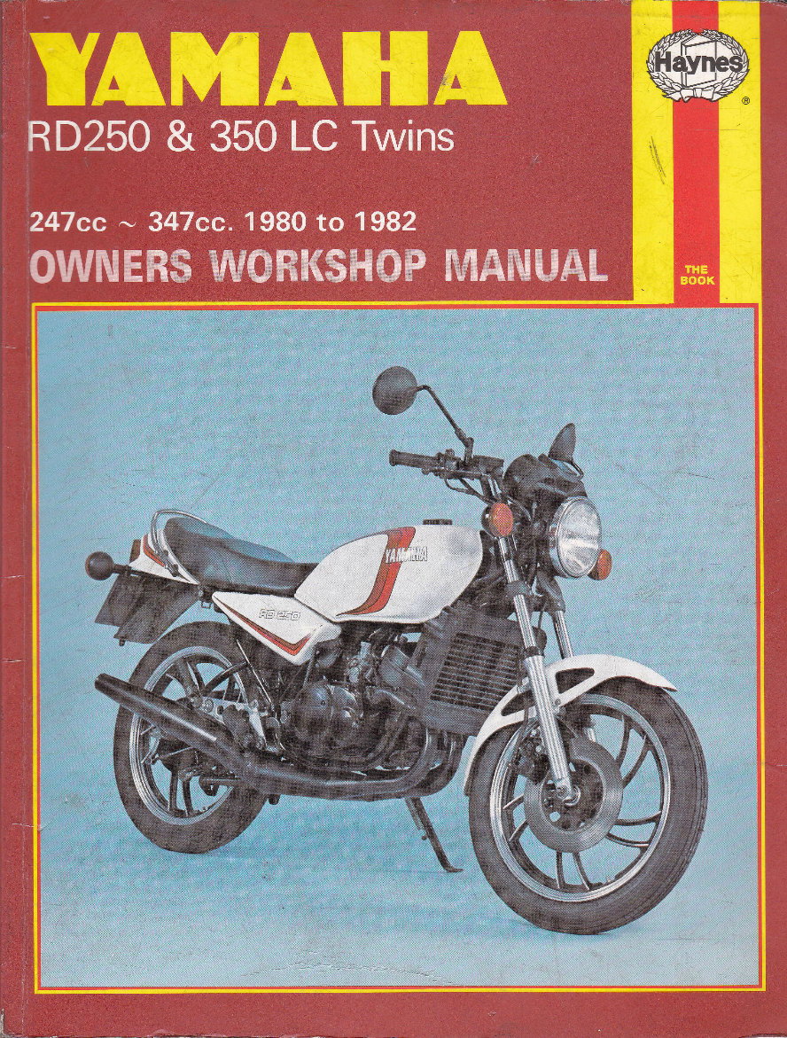 1980-1982 Yamaha RD250 LC RD350 LC Motorcycle Service & Repair Manual preview img 1