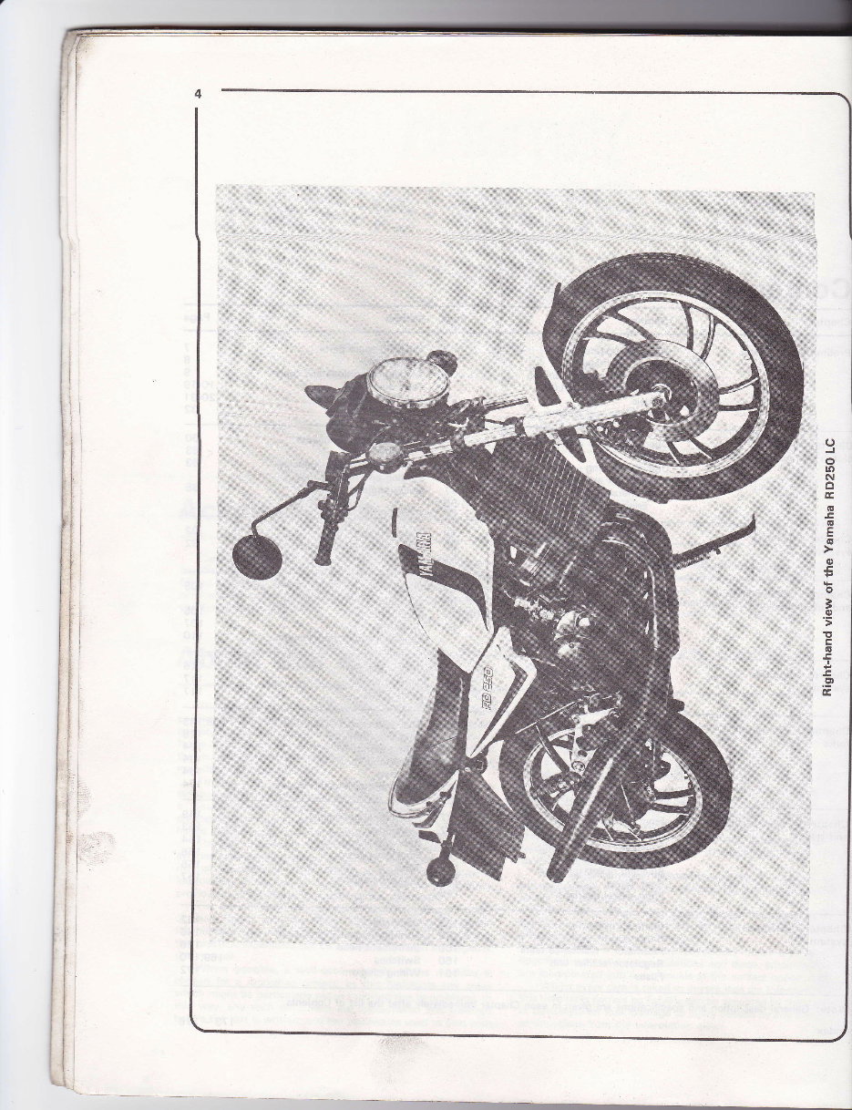 1980-1982 Yamaha RD250 LC RD350 LC Motorcycle Service & Repair Manual preview img 5