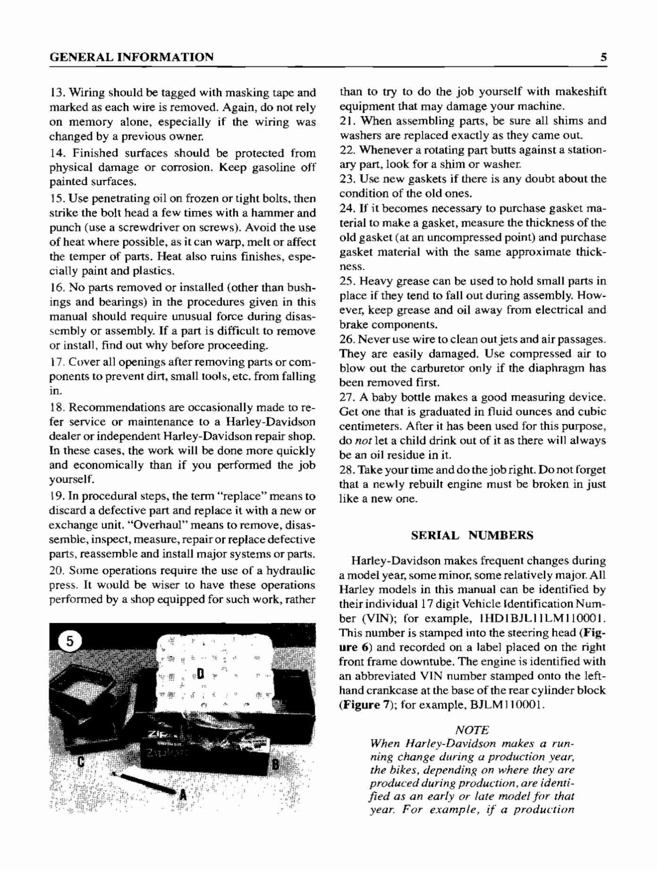 1999 Harley Davidson FLSTF Fat Boy Factory Service & Work Shop Manual preview img 5