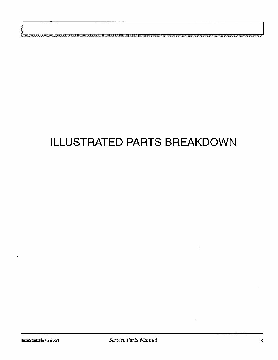 1994-1995 EZGO Medalist Service & Repair Manual preview img 10