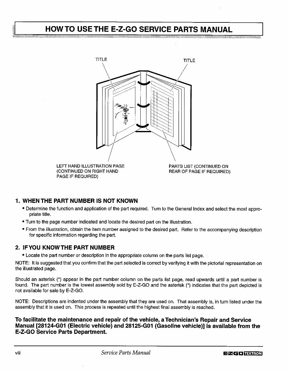 1994-1995 EZGO Medalist Service & Repair Manual preview img 9