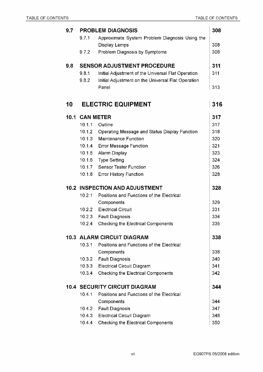 Yanmar EG 907 Power Shuttle Diesel Tractor Service Repair Workshop Manual preview img 10