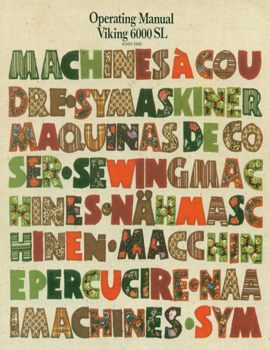 Viking Husqvarna 6460 Operating Manual preview img 1