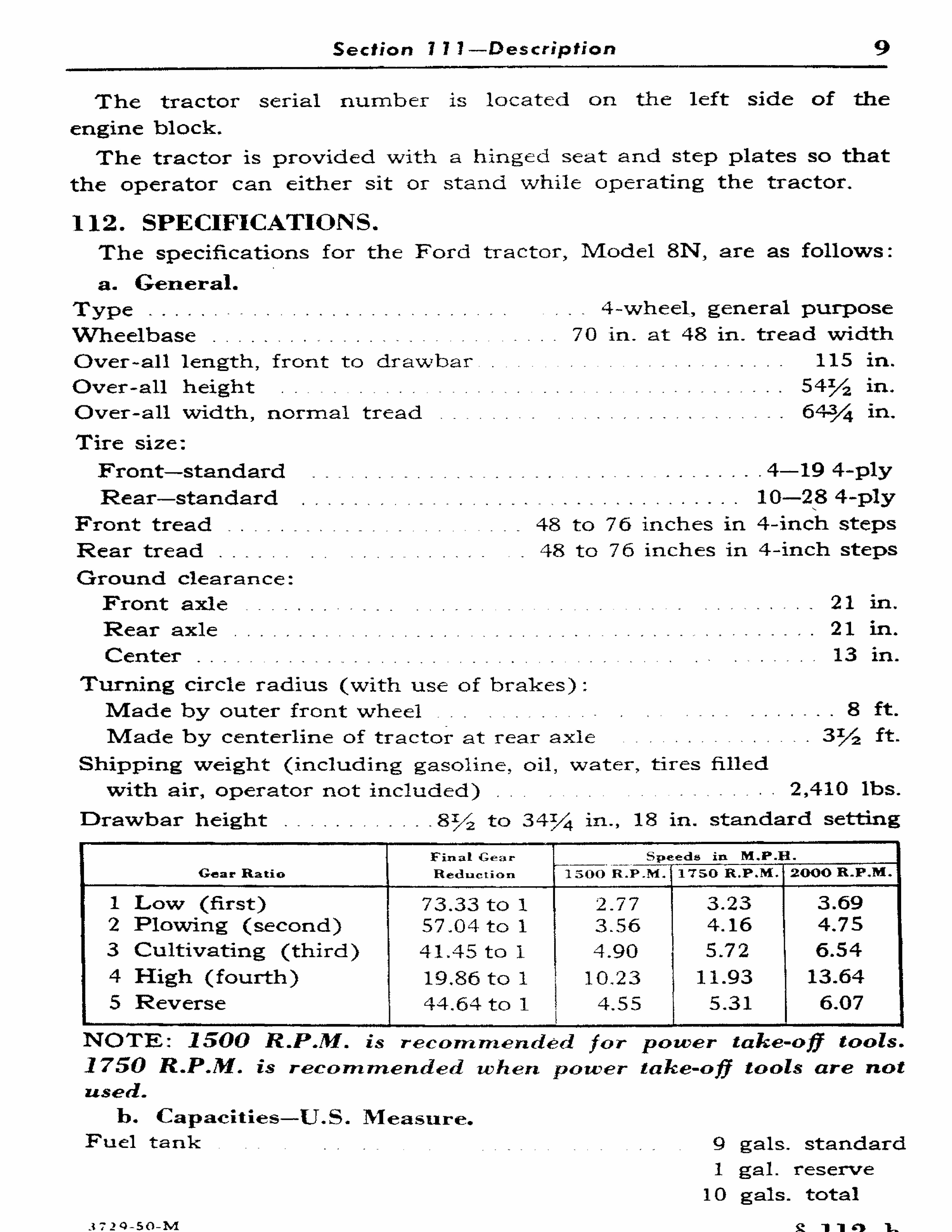 1948-1952 Ford 8N Tractor Operator Manual INSTANT (1948 1949 1950 1951 1952) preview img 9