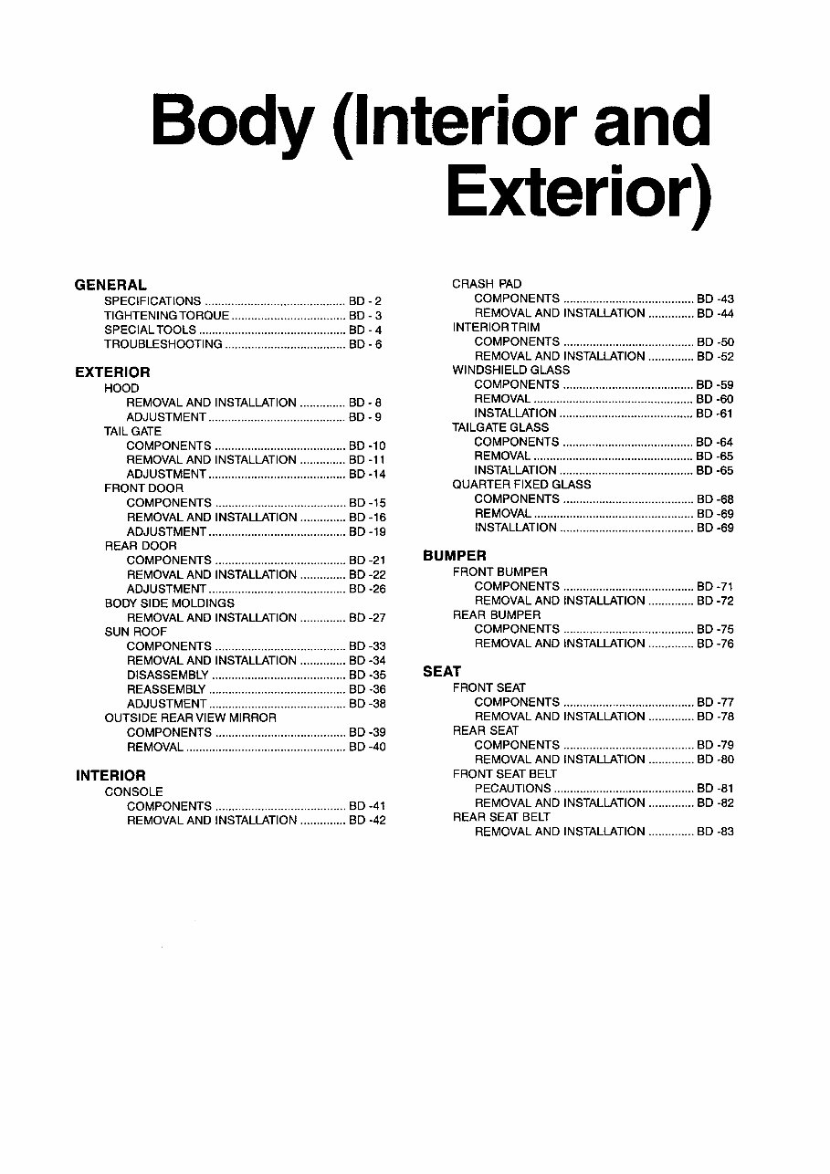 2003-2005 Hyundai Getz Service Repair & Electrical Troubleshooting Manual preview img 1