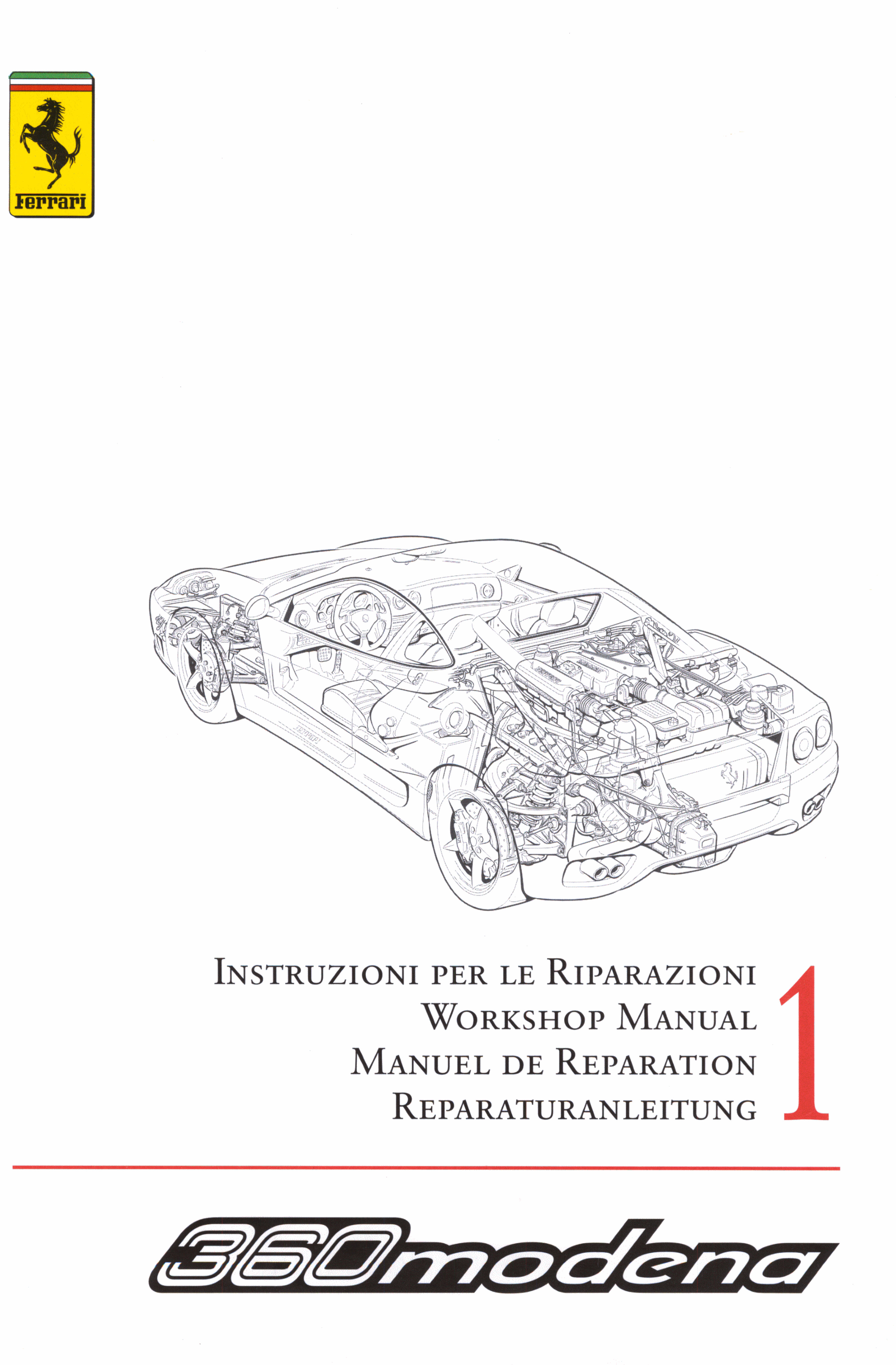Ferrari 360 Spider OEM Service & Repair Manual preview img 2