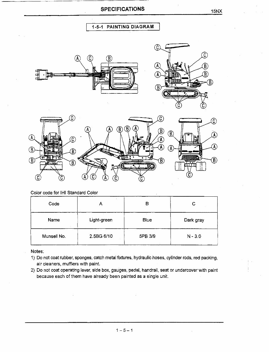 IHI 15NX Compact Excavator Service & Repair Workshop Manual preview img 10