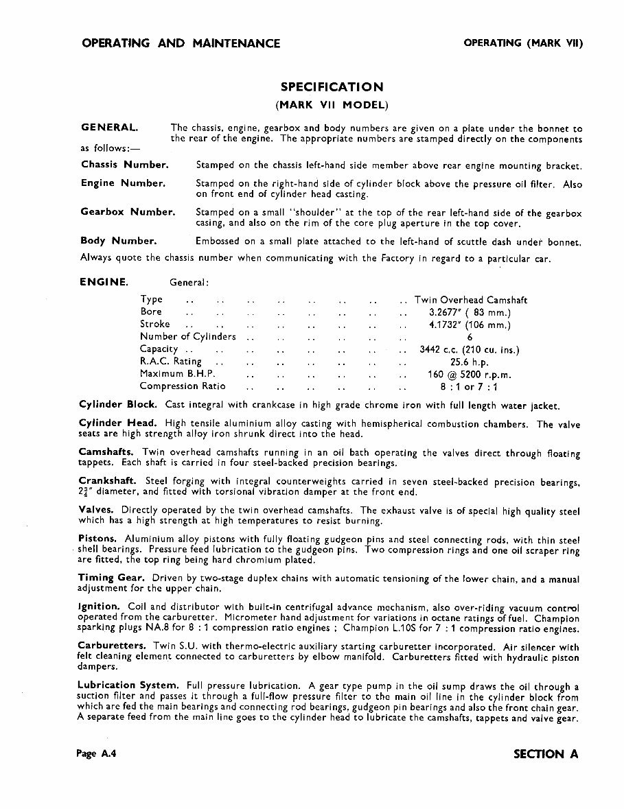 1948-1954 Jaguar XK120 Service & Repair Manual preview img 9