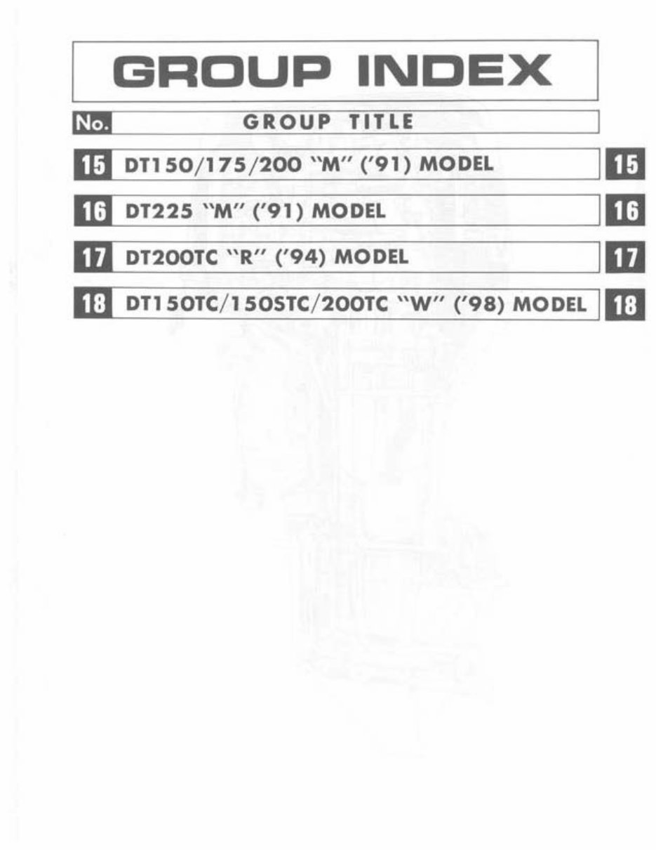 1988 Suzuki DT150 150 HP 2-Stroke Outboard Factory Service & Work Shop Manual preview img 3