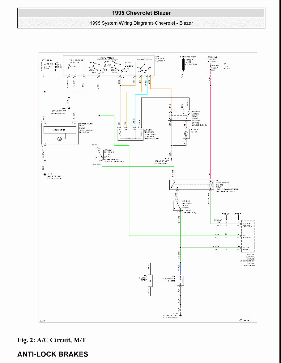 1998 Chevrolet Blazer Service & Repair Manual preview img 3