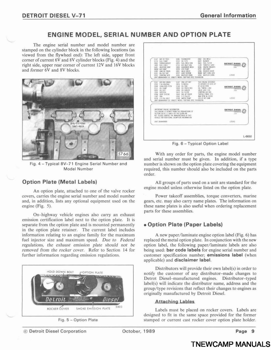 Detroit Diesel V-71 Series Engines V6 V8 V12 V16 Cylinders Complete Workshop Service Repair Manual preview img 10
