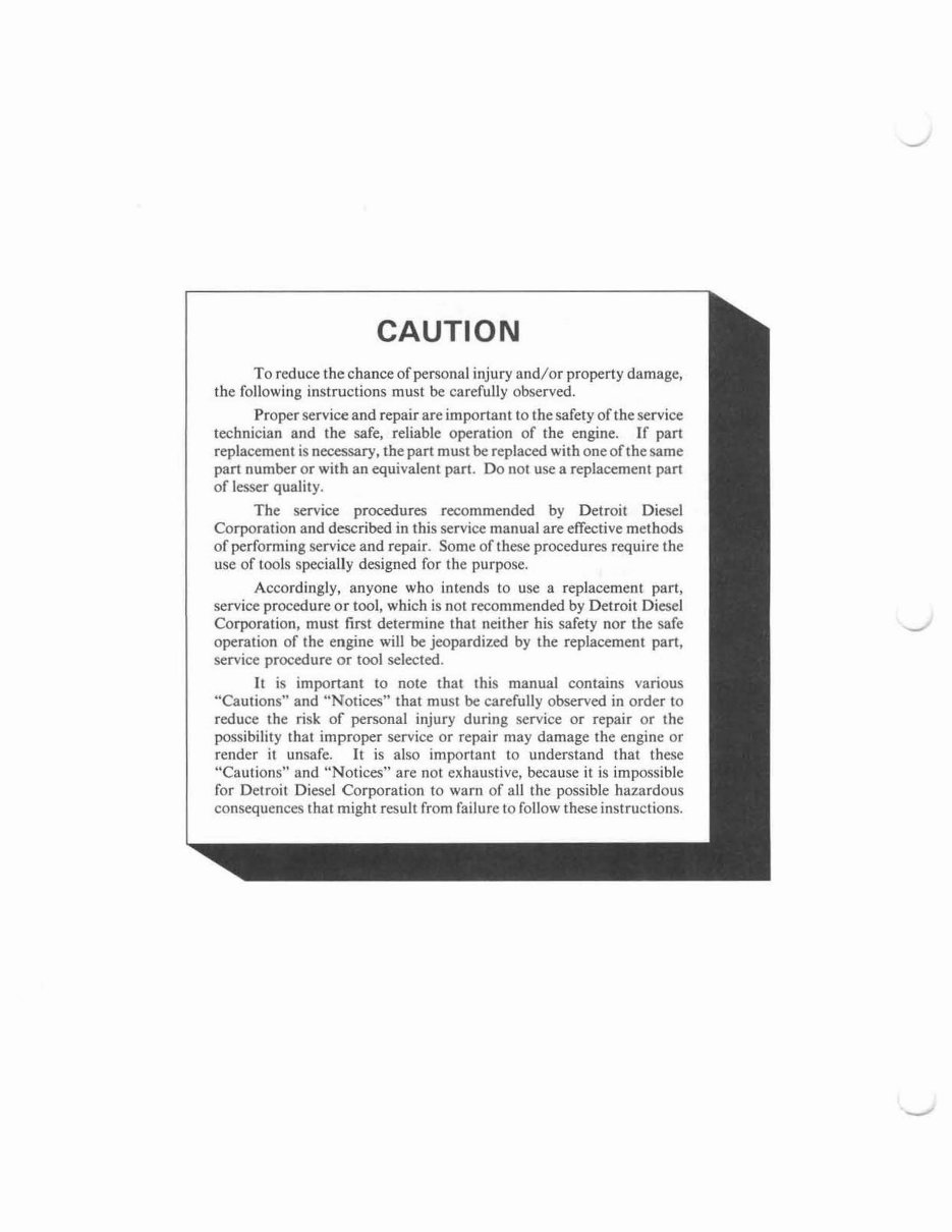 Detroit Diesel V-71 Series Engines V6 V8 V12 V16 Cylinders Complete Workshop Service Repair Manual preview img 3